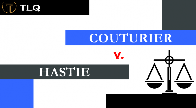 Couturier v. hastie