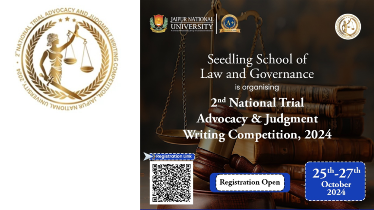 2nd National Trial Advocacy and Judgment Writing Competition, 2024