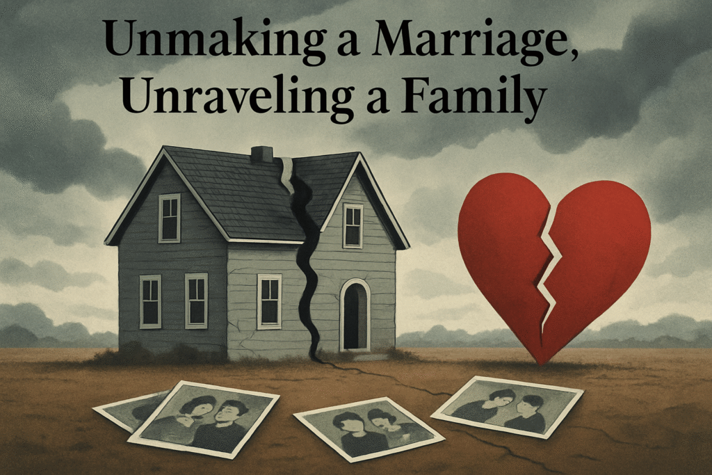UNMAKING A MARRIAGE, UNRAVELING A FAMILY