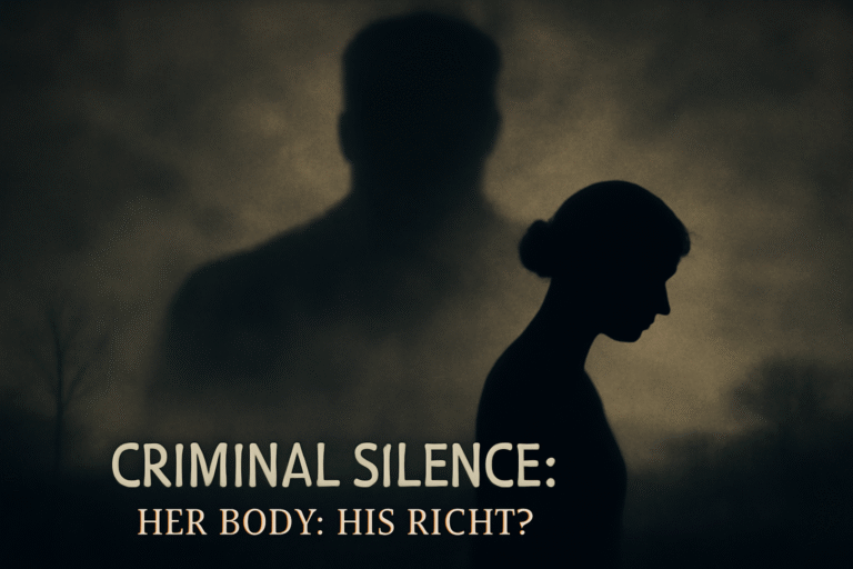 CRIMINAL SILENCE: HER BODY, HIS RIGHT?