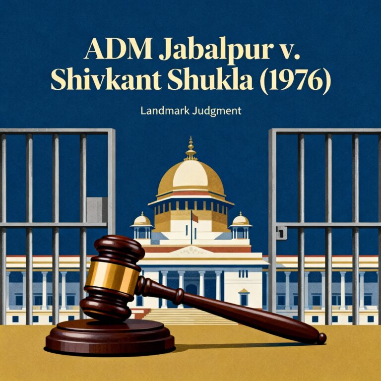 ADM JABALPUR VS SHIVKANT SHUKLA