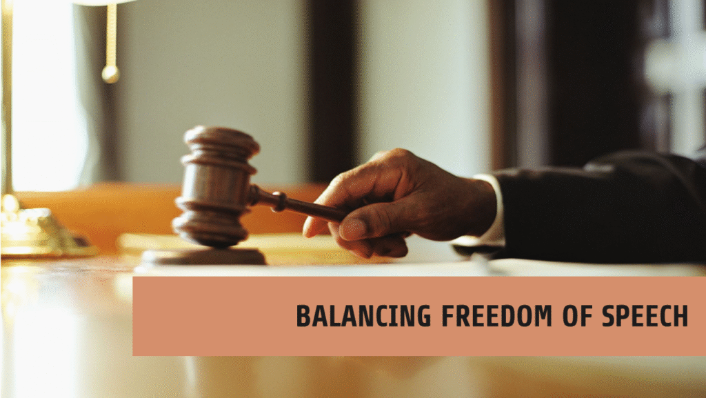 Hate Speech vs. Free Speech : A Constitutional and Legal Balancing Act