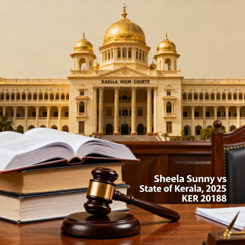 Case Summary: Sheela Sunny vs State of Kerala, 2025, KER 20188