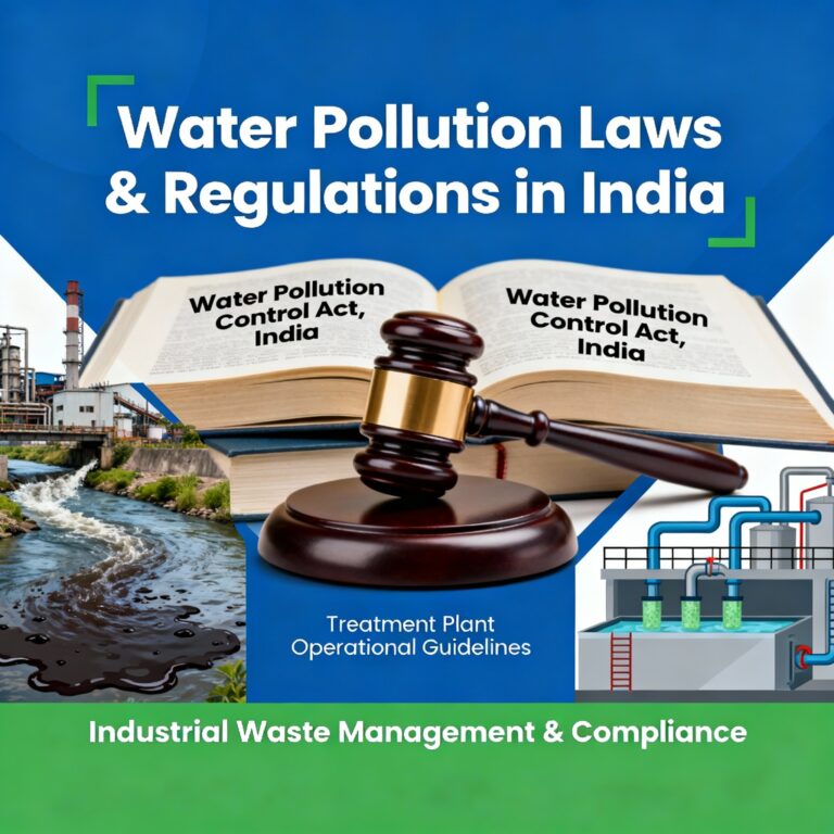 WATER POLLUTION LAWS AND REGULATION IN INDIA