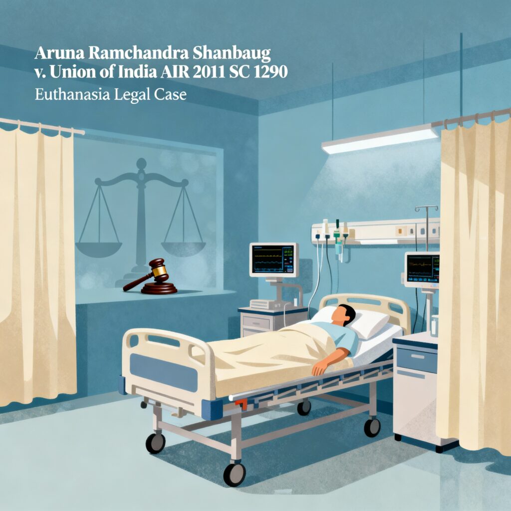 CASE SUMMARY: ARUNA RAMCHANDRA SHANBAUG V. UNION OF INDIA AND OTHERS AIR 2011 SC 1290