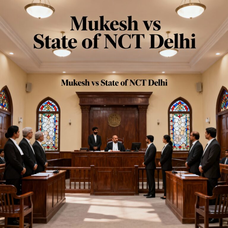 Case Summary: Mukesh vs State of NCT Delhi