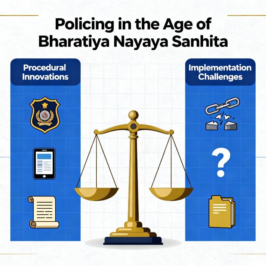 POLICING IN THE AGE OF THE BHARATIYA NAYAYA SANHITA: PROCEDURAL INNOVATIONS AND IMPLEMENTATION CHALLENGES