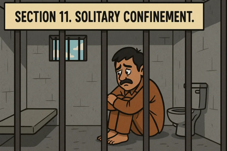 THE LONELY SOUL, WITHIN THE SILENT CELL, WHISPERS THE CONSTITUTIONAL SPIRIT: A STUDY OF SECTION 11 OF BNS IN VIEW OF ARTICLE 21 OF THE CONSTITUTION