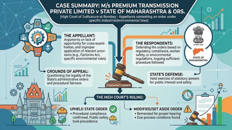 Case Summary: M/s Premium Transmission Private Limited v State of Maharashtra & Ors