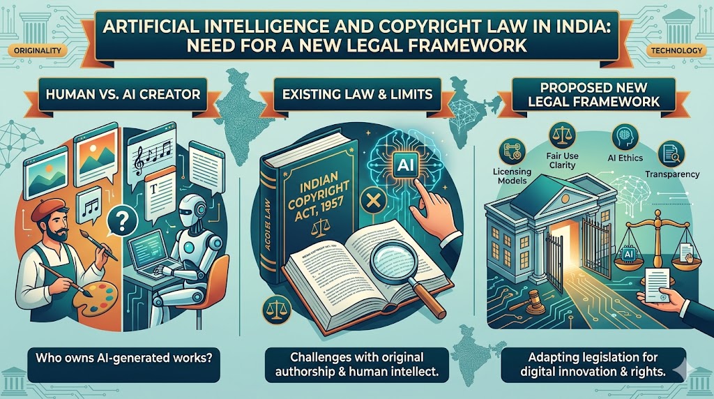 Artificial Intelligence and Copyright Law in India: Need for a New Legal Framework