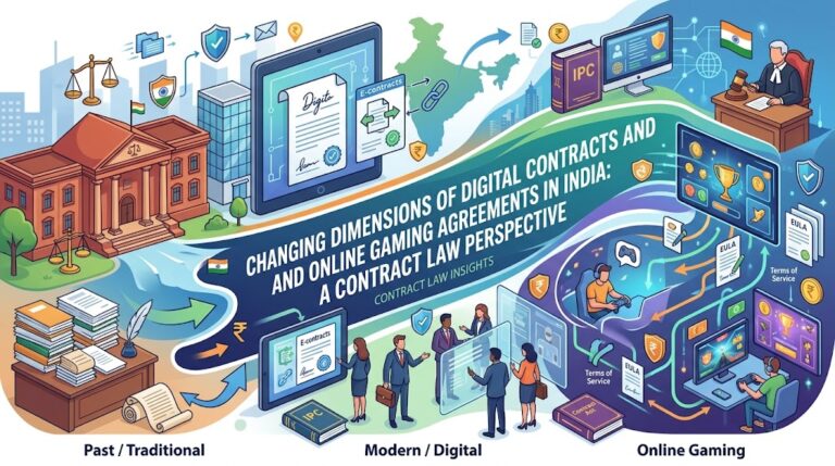 CHANGING DIMENSIONS OF DIGITAL CONTRACTS AND ONLINE GAMING AGREEMENTS IN INDIA: A CONTRACT LAW PERSPECTIVE