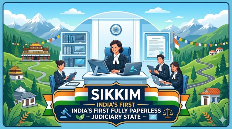 Sikkim – India’s First Fully Paperless Judiciary State