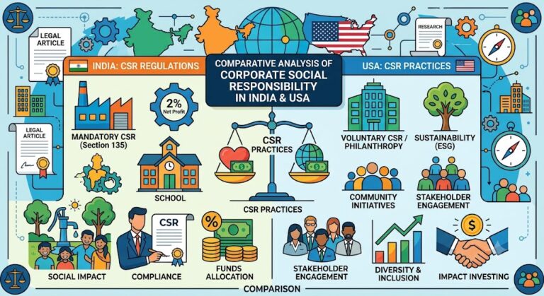 COMPARATIVE ANALYSIS OF CORPORATE SOCIAL RESPONSIBILITY IN INDIA & USA