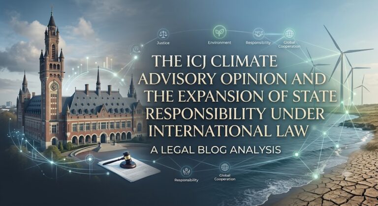 THE ICJ CLIMATE ADVISORY OPINION AND THE EXPANSION OF STATE RESPONSIBILITY UNDER INTERNATIONAL LAW