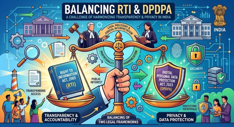 BALANCING TWO LEGAL FRAMEWORKS, RIGHT TO INFORMATION ACT 2005 AND DIGITAL PERSONAL DATA PROTECTION ACT 2023