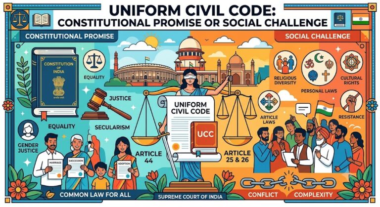 UNIFORM CIVIL CODE: CONSTITUTION PROMISE OR SOCIAL CHALLENGE