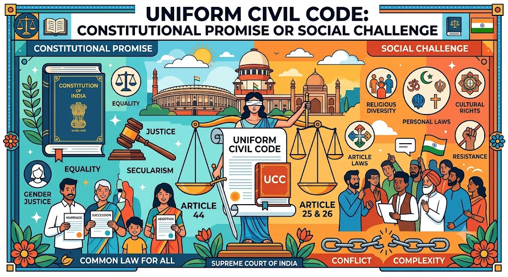 UNIFORM CIVIL CODE: CONSTITUTION PROMISE OR SOCIAL CHALLENGE