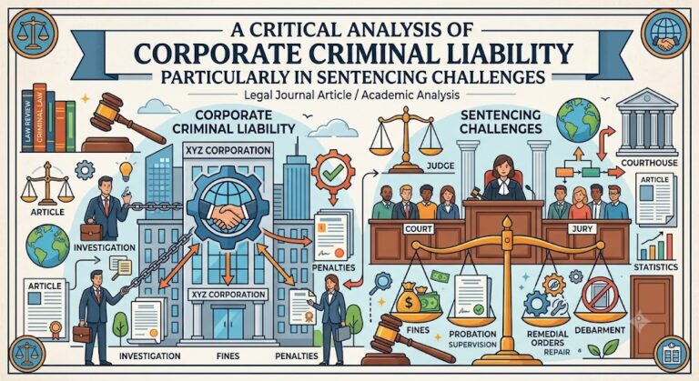 A Critical Analysis of Corporate Criminal Liability Particularly in Sentencing Challenges