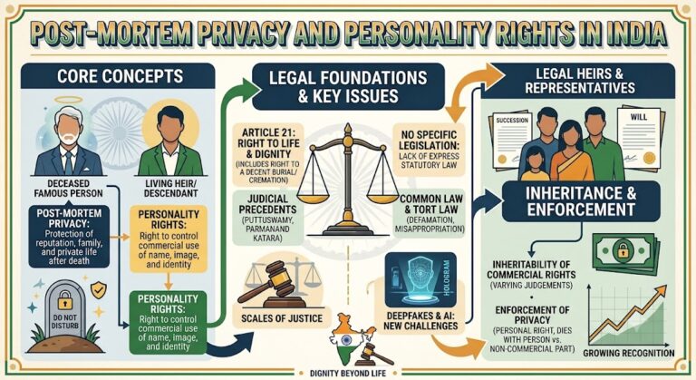 POST-MORTEM PRIVACY AND PERSONALITY RIGHTS IN INDIA