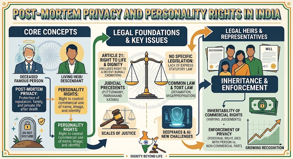 POST-MORTEM PRIVACY AND PERSONALITY RIGHTS IN INDIA