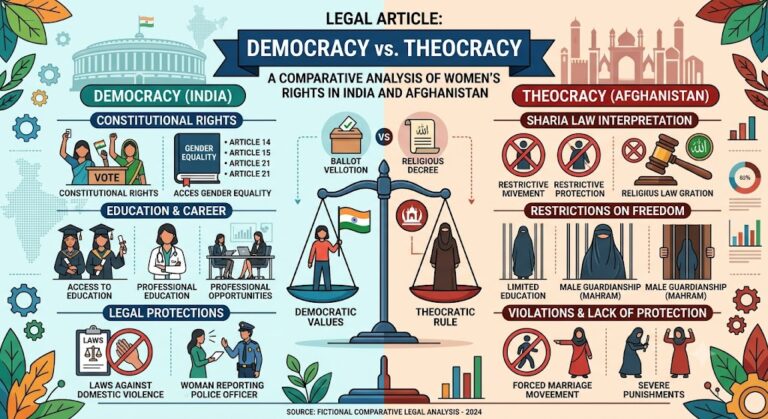 Democracy vs. Theocracy. A Comparative analysis of women’s rights in India and Afghanistan