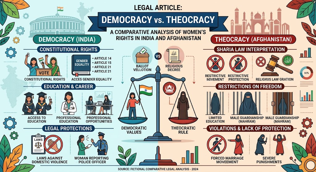 Democracy vs. Theocracy. A Comparative analysis of women’s rights in India and Afghanistan
