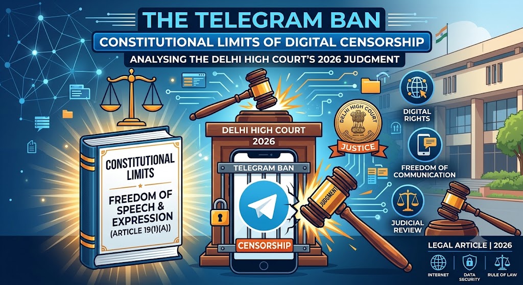 The Telegram Ban and the Constitutional Limits of Digital Censorship: Analysing the Delhi High Court’s 2026 Judgment