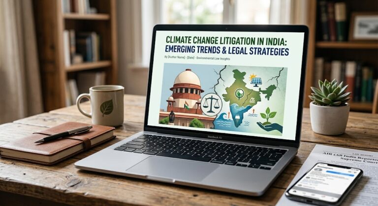 Climate Change Litigation in India: Emerging Trends and Legal Strategies
