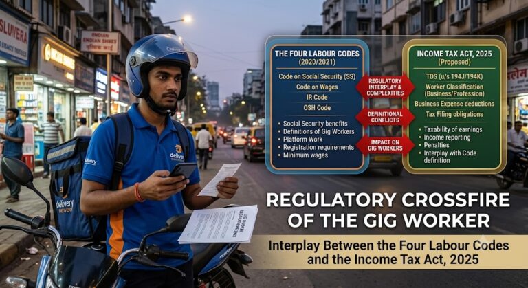 Regulatory Crossfire of the Gig Worker: Interplay Between the Four Labour Codes and the Income Tax Act, 2025