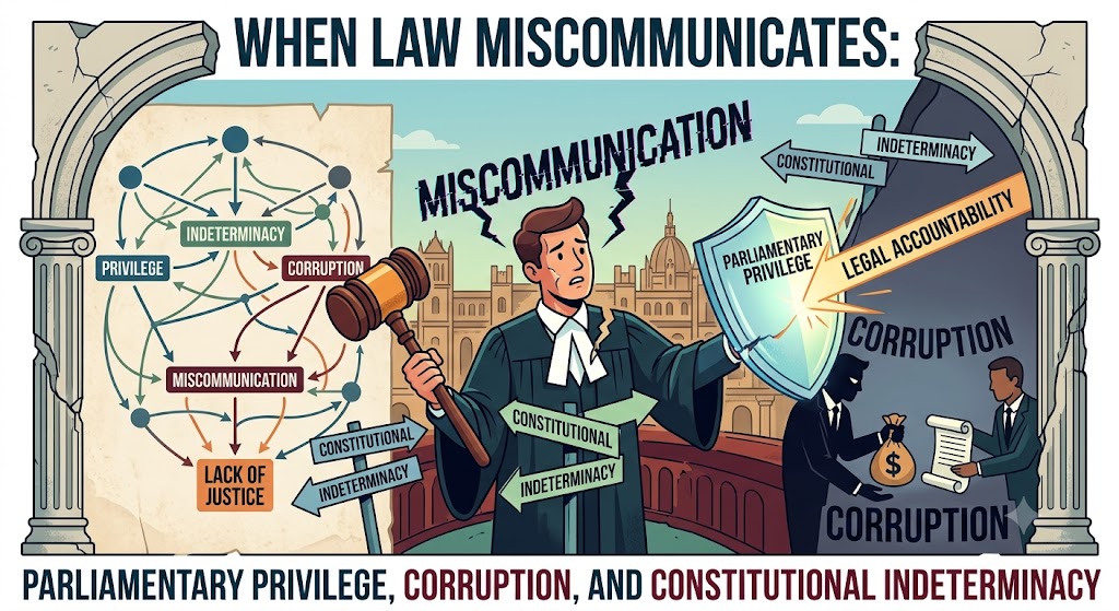 When Law Miscommunicates: Parliamentary Privilege, Corruption, and Constitutional Indeterminacy