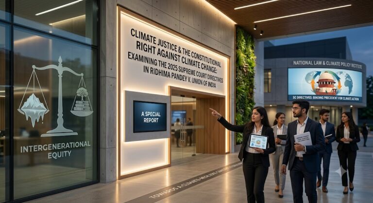 Climate Justice and the Constitutional Right Against Climate Change: Examining the 2025 Supreme Court Directives in Ridhima Pandey V. Union of India