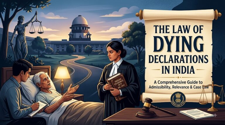THE LAW OF DYING DECLARATIONS IN INDIA