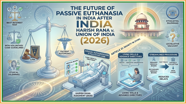 THE FUTURE OF PASSIVE EUTHANASIA IN INDIA AFTER HARISH RANA v. UNION OF INDIA (2026)