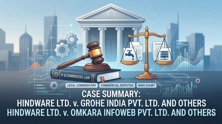 Case Summary: Hindware Ltd. v. Google LLC