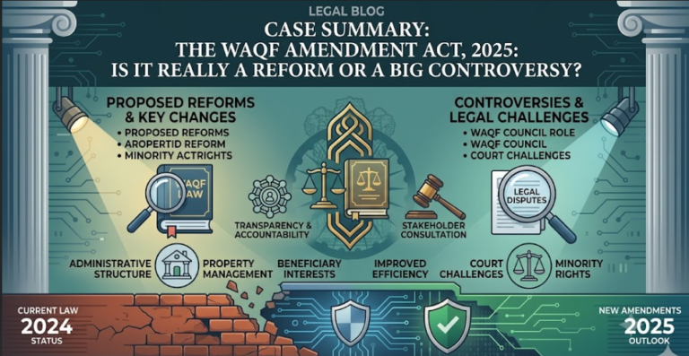 THE WAQF AMENDEMENT ACT, 2025: IS IT REALLY A REFORM OR A BIG CONTROVERSY?