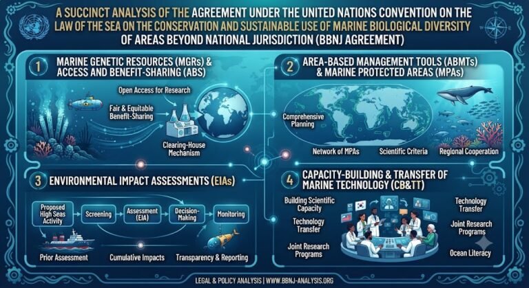 A SUCCINCT ANALYSIS OF THE AGREEMENT UNDER THE UNITED NATIONS CONVENTION ON THE LAW OF THE SEA ON THE CONSERVATION AND SUSTAINABLE USE OF MARINE BIOLOGICAL DIVERSITY OF AREAS BEYOND NATIONAL JURISDICTION (BBNJ AGREEMENT)